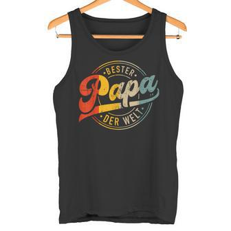 Bester Papa Der Welt Zumatertag Geburtstag Weihnachten Tank Top - Geschenkecke