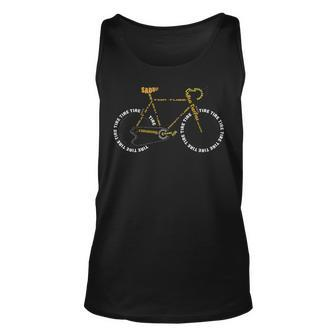 Bicycle Anatomy Cute Cycling Is Life Tank Top | Mazezy