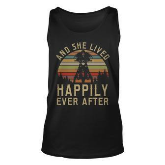 Biker And She Lived Tank Top | Mazezy