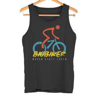 Biobiker Waden Statt LadenGegen E-Bike Bicycle Mtb Cycling Tank Top - Geschenkecke