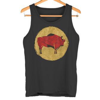 Bisonte Cueva Pintura Altamira Arte Prehistórico Camiseta sin mangas - Regaloses