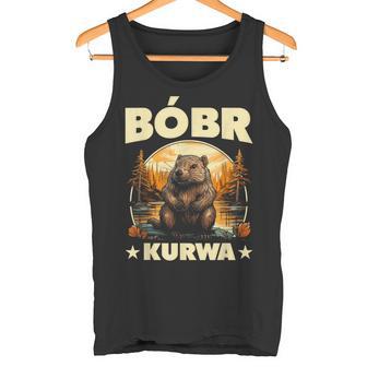 Bobr Kurwa Meme Bober Bobr Tank Top - Geschenkecke