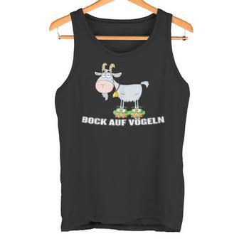 With Bock Aufogelgeln Zweideutigogel Ziegenbock Word Game Tank Top - Geschenkecke