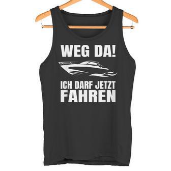 Bootsführerschein Bestanden Weg Da Captain Tank Top - Geschenkecke