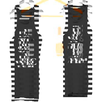 Botella Deino Clásica Divertida Con Texto I Not Old I'mintage Camiseta sin mangas - Regaloses