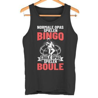 Boulplayer Grandpa Boccia Game Boule Play Petanque Tank Top - Geschenkecke