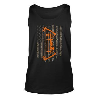 Bow Hunting American Flag Hunter Archery Tree Camouflage Tank Top | Mazezy AU