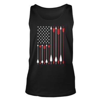Bow Hunting Usa American Flag Archery Bow Hunter Tank Top | Mazezy