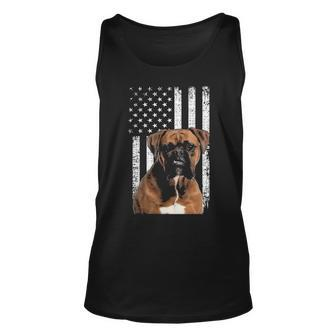Boxer Dog American Flag Boxer Dad With Us Flag Tank Top | Mazezy CA