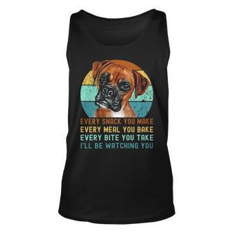 Boxer Dog Every Snack You Make Tank Top | Mazezy