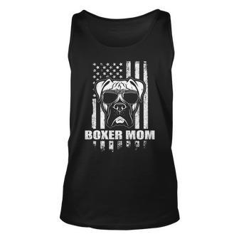 Boxer Mom Cool Vintage Retro Proud American Tank Top | Mazezy
