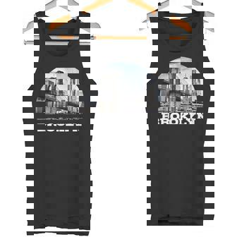 Brooklyn Nueva York Puente Retrointage Arquitectura Nyc Ny Camiseta sin mangas - Regaloses
