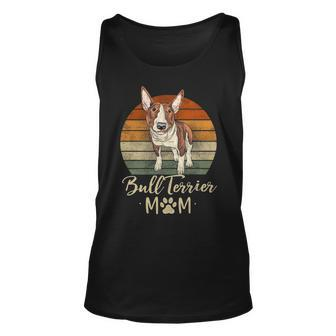 Bull Terrier Mom Retro Bull Terrier Lover Dog Mama Tank Top | Mazezy