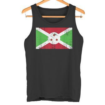 Burundi Flagge-Fahne Geschenk Fußball-Fan Sport Tank Top - Seseable