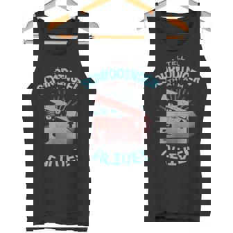 Caja De Regalo Divertida Con Diseño De Gato Con Texto En Inglés Tell Schrodinger That I Am Alive Camiseta sin mangas - Regaloses