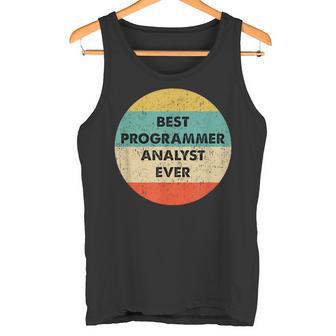 Camisa De Analista Programador Mejor Analista Programador Camiseta sin mangas - Regaloses