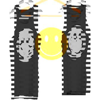 Camisa Sonriente Amarilla De Los Años 70 Cara Sonriente Linda Y Feliz Paz Camiseta sin mangas - Regaloses