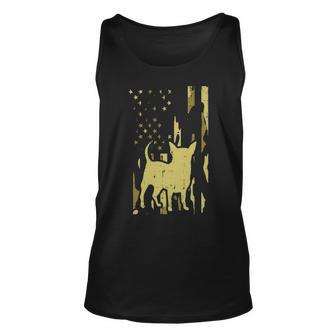 Camo Flag Chihuahua Vintage Chiwawa Patriotic Dog Lover Tank Top | Mazezy
