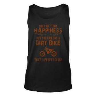 You Cant Buy Happiness Buy A Dirt Bike Motocross Tank Top | Mazezy