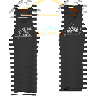 Caravana Para Acampar Heartbeat Camiseta sin mangas - Regaloses