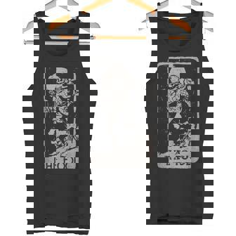 Cartas Del Tarot Disfraz De Bufón Satánico Oculto The Fool Camiseta sin mangas - Regaloses