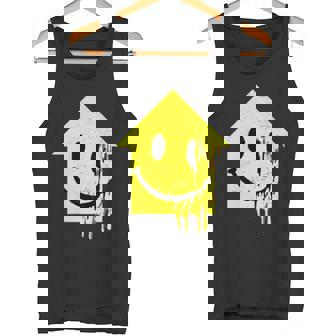 Casa Ácido De Fusión Sonrisa Techno Acid House Rave Outfit Edm Camiseta sin mangas - Regaloses