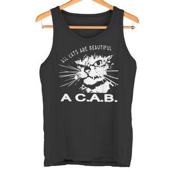 All Cats Are Beautiful A C A B Cats Love Tank Top - Geschenkecke