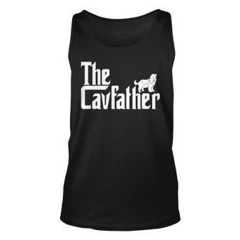 Cavalier King Charles Spaniel Ruby Cav Father Tank Top | Mazezy