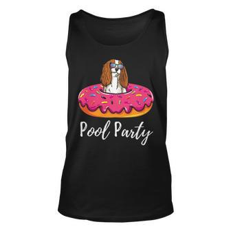 Cavalier King Charles Spaniel Ruby Pool Party Tank Top | Mazezy
