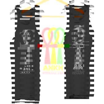Chemise Historique Du Mois Noir Croix Ankh Afrique Rasta Débardeur e - Cadeauxyz