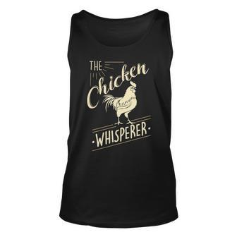 The Chicken Whisperer Chicken Lover Farming Tank Top | Mazezy