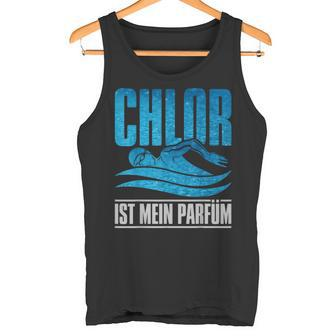 With Chlor Ist Mein Perfume Swimmen Swimmer Tank Top - Seseable