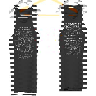 Circuitos De Fórmula Racing 2024 Coche De Carreras Formula Racing Camiseta sin mangas - Regaloses