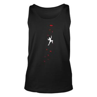 Climbing And Bouldering In The Climbing Gym Tank Top | Mazezy