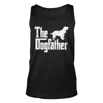 Cocker Spaniel The Dogfather Dog Owner Tank Top | Mazezy