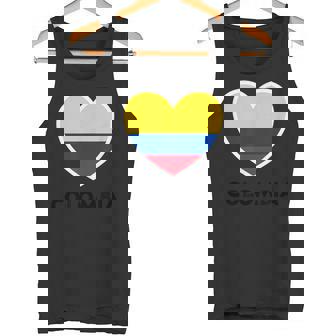 Colombia Flag Corazon Camiseta sin mangas - Regaloses
