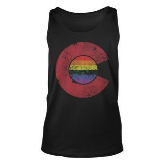 Colorado Flag Lgbt Gay Pride Tank Top | Mazezy