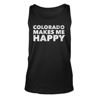 Colorado Makes Me Happy Tank Top | Mazezy
