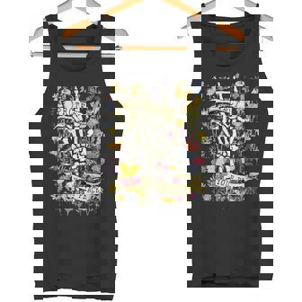 Concienciación De La Salud Mental De Flores Silvestres Retro Protect Your Peace Camiseta sin mangas - Regaloses