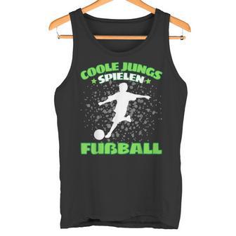 Cool Boys Spielen Fußball Football Tank Top - Geschenkecke