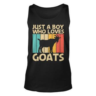 Cool Goat For Boys Kids Goat Farmer Farming Lovers Tank Top | Mazezy