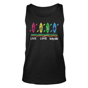 Cool Kayaks For Outdoor Adventure Kayaking Boating Tank Top | Mazezy