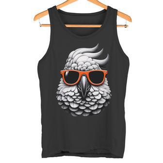 Cooler Kakaduogel Trägt Sonnenbrille Grafik Kunst Tank Top - Seseable