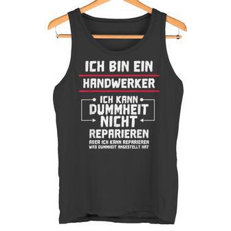 Craftsman Personalised Slogan Tank Top - Geschenkecke