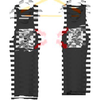 Croix De Bourgogne Soldat Crâne Militaire Débardeur e - Cadeauxyz