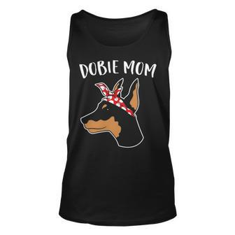 Cute Dobie Mom Doberman Pinscher Mother Of Doberman Dog Tank Top | Mazezy