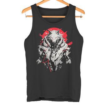 Cyber Wolf-Saga Bei Sonnenuntergang Tank Top - Geschenkecke