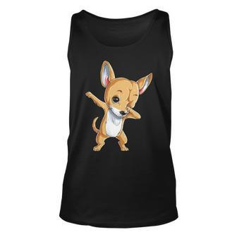 Dabbing Chihuahua Dog Lover Men Women Dab Dance Tank Top | Mazezy