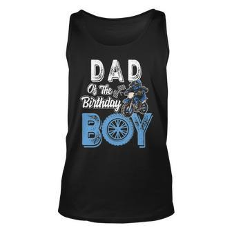 Dad Of The Birthday Boy Dirt Bike B Day Motocross Party Tank Top | Mazezy
