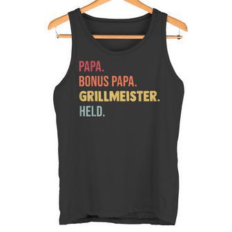 Dad Bonus Papa Grillmeister Bonus Papa Griller S Tank Top - Geschenkecke